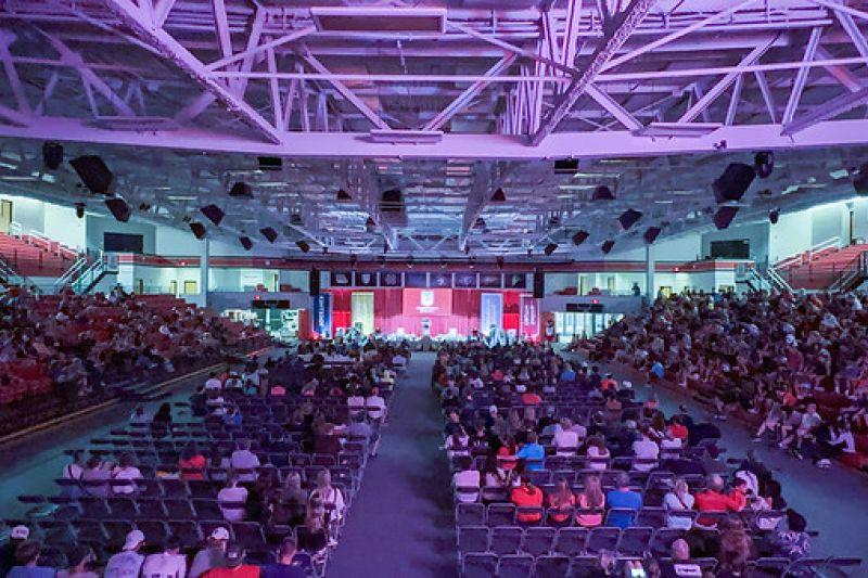 The Field House accommodates up to 4,400 people theatre-style. The TARC offers custom sound and lighting capability, stage rigging capabi...